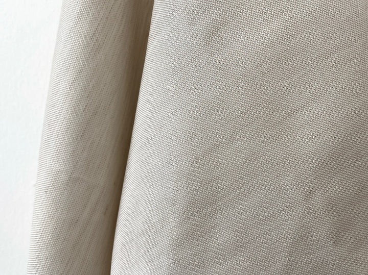 Linen Lyocell Textured Dobby Fabric | Neutral Two-Tone Chambray 1629