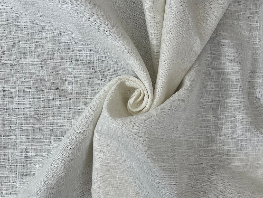 Textured Slub Linen Blend Dobby Fabric | Medium-Heavy Weight | 46"  3243 3336