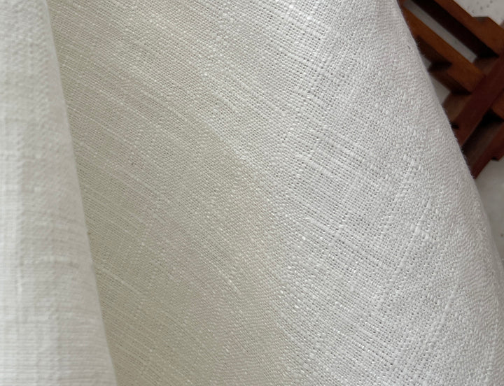 Textured Slub Linen Blend Dobby Fabric | Medium-Heavy Weight | 46"  3243 3336