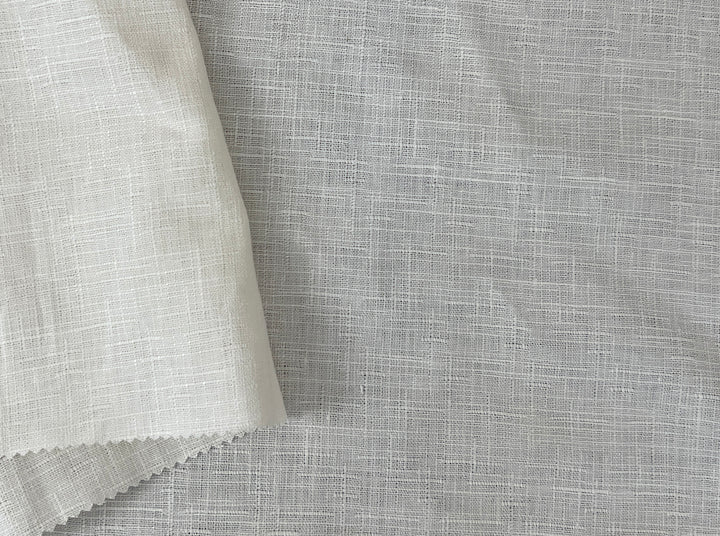 Textured Slub Linen Blend Dobby Fabric | Medium-Heavy Weight | 46"  3243 3336