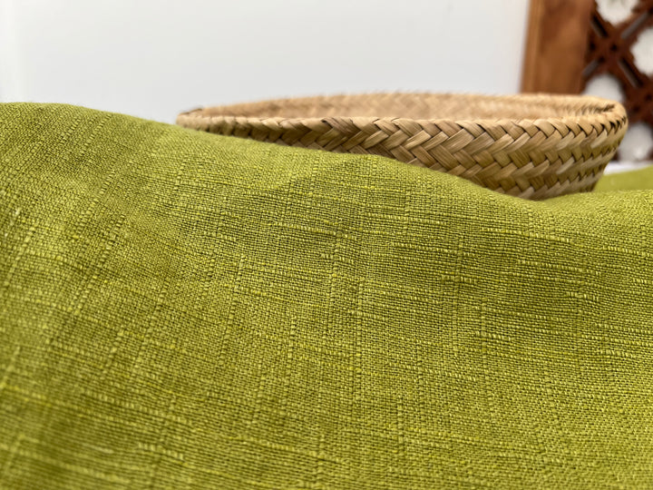 Textured Slub Linen Blend Dobby Fabric | Medium-Heavy Weight | 46"  3243 3336