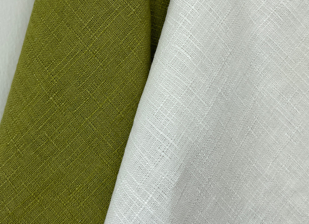 Textured Slub Linen Blend Dobby Fabric | Medium-Heavy Weight | 46"  3243 3336