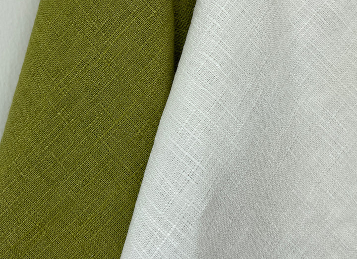 Textured Slub Linen Blend Dobby Fabric | Medium-Heavy Weight | 46"  3243 3336