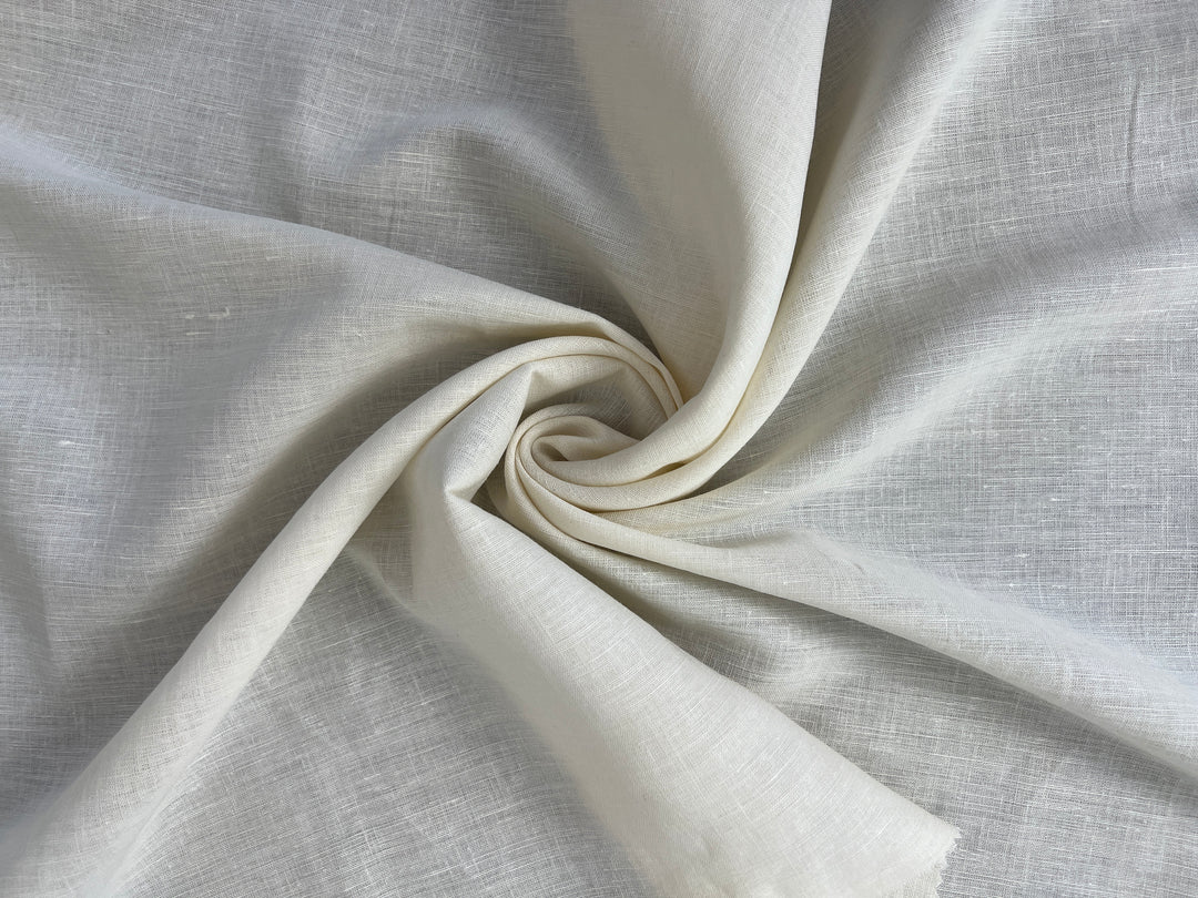 Loose Weave Linen Blend Fabric 1330 | Low-Wrinkle Pre-Washed Gauze | Light Weight