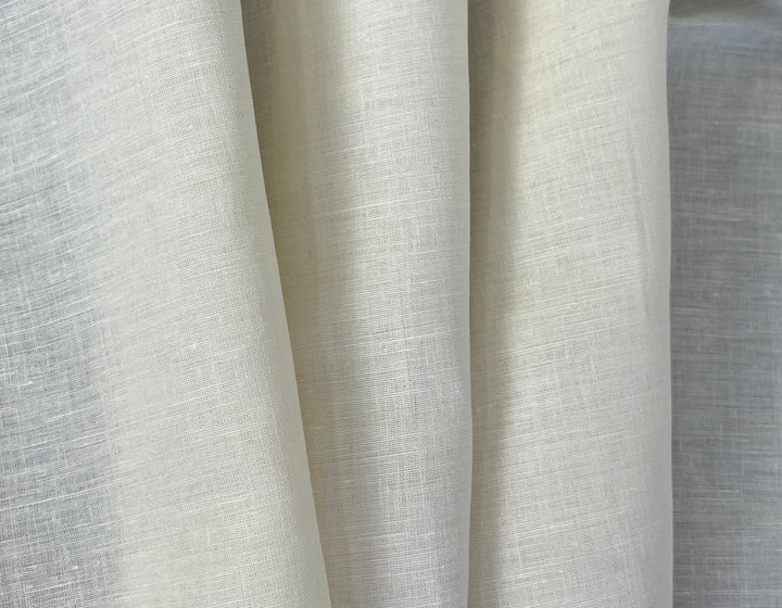 Loose Weave Linen Blend Fabric 1330 | Low-Wrinkle Pre-Washed Gauze | Light Weight