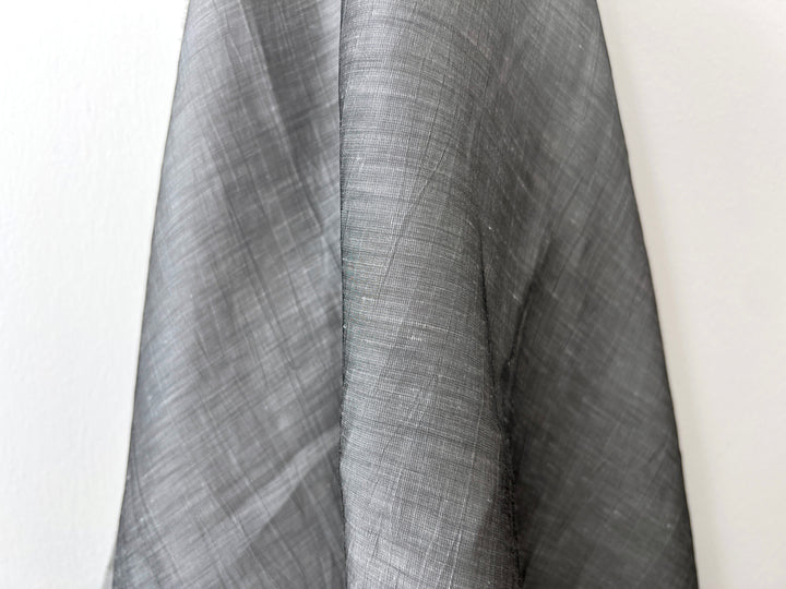 Textured Crushed Linen Blend Fabric | Creased Wrinkle Effect | 54"