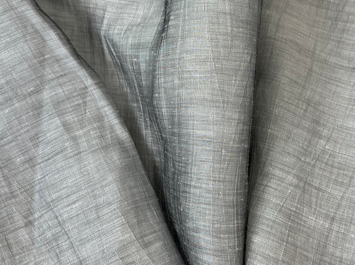 Textured Crushed Linen Blend Fabric | Creased Wrinkle Effect | 54"