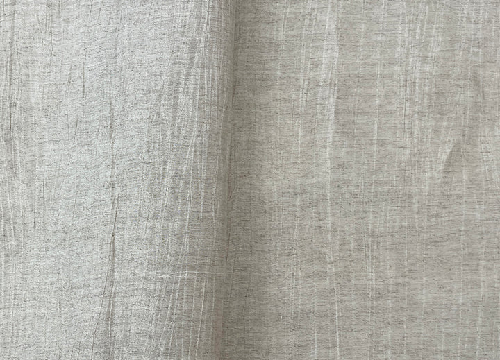 Textured Crushed Linen Blend Fabric | Creased Wrinkle Effect | 54"
