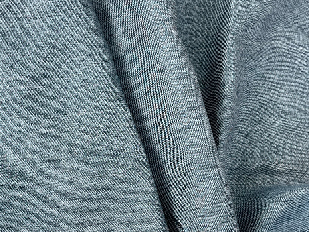 Double-Face Linen Cotton Fabric | Two-Tone Reversible Weave | 52" 6953 6954 6955 6956