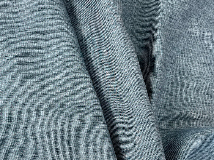 Double-Face Linen Cotton Fabric | Two-Tone Reversible Weave | 52" 6953 6954 6955 6956