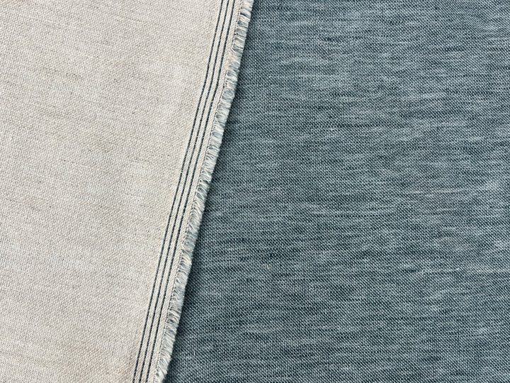 Double-Face Linen Cotton Fabric | Two-Tone Reversible Weave | 52" 6953 6954 6955 6956