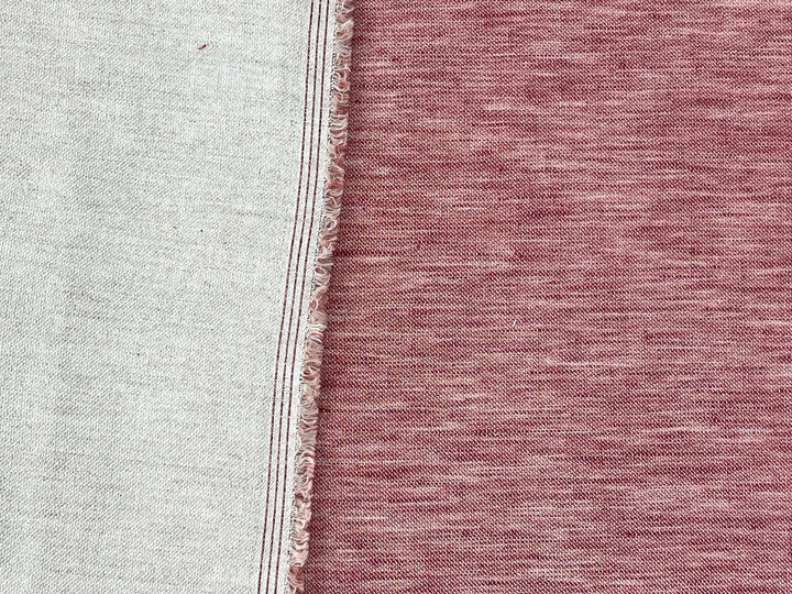 Double-Face Linen Cotton Fabric | Two-Tone Reversible Weave | 52" 6953 6954 6955 6956