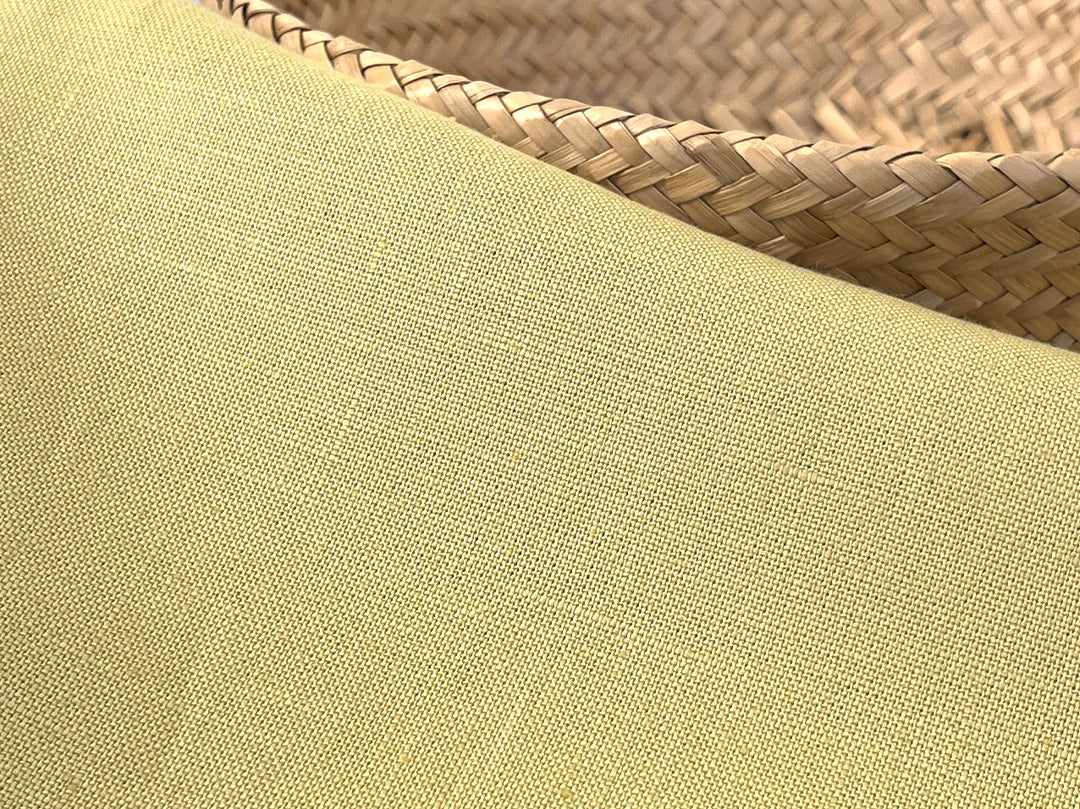 Linden Green 100% Linen Fabric | Pre-Washed Soft Hand | Medium to Heavy Weight 8427
