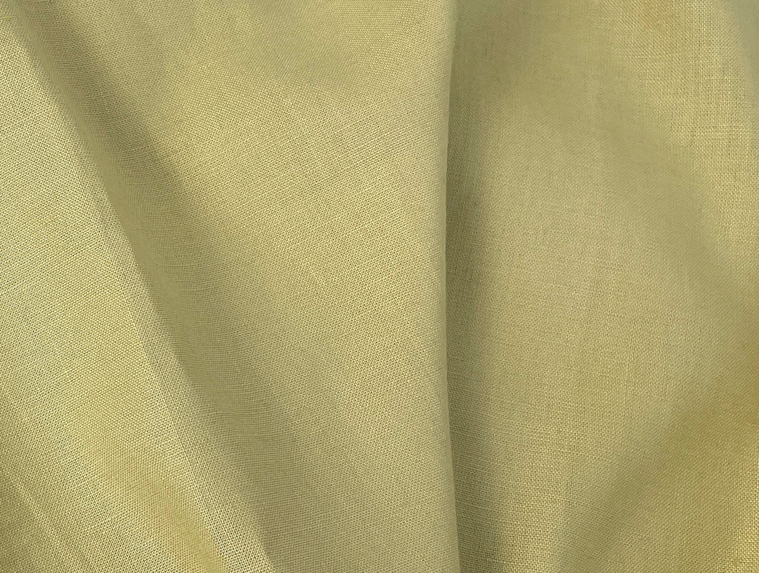 Linden Green 100% Linen Fabric | Pre-Washed Soft Hand | Medium to Heavy Weight 8427