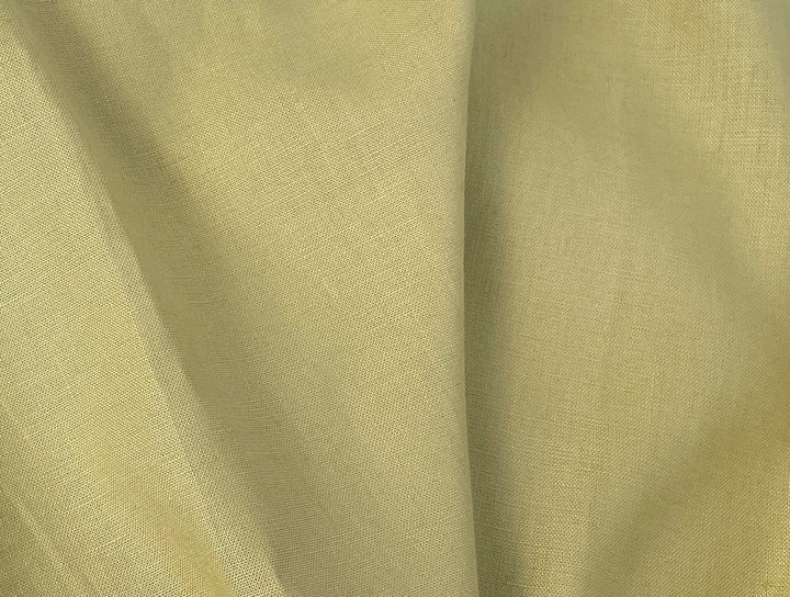 Linden Green 100% Linen Fabric | Pre-Washed Soft Hand | Medium to Heavy Weight 8427