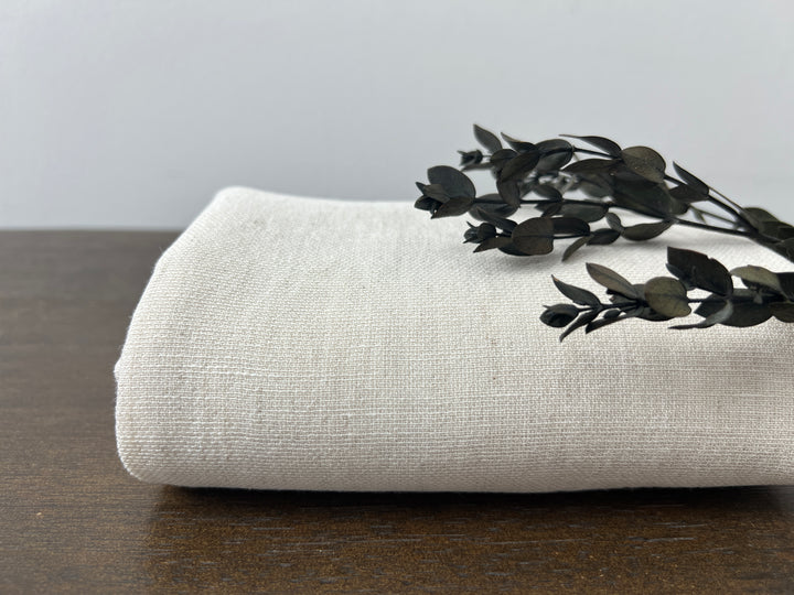Pre-Washed Linen Rayon Cotton Blend Fabric | Subtle Flax Fleck Dobby | 44''  3059