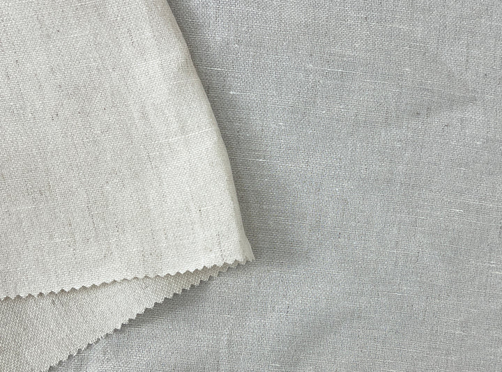 Pre-Washed Linen Rayon Cotton Blend Fabric | Subtle Flax Fleck Dobby | 44''  3059