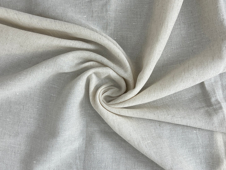 Pre-Washed Linen Rayon Cotton Blend Fabric | Subtle Flax Fleck Dobby | 44''  3059