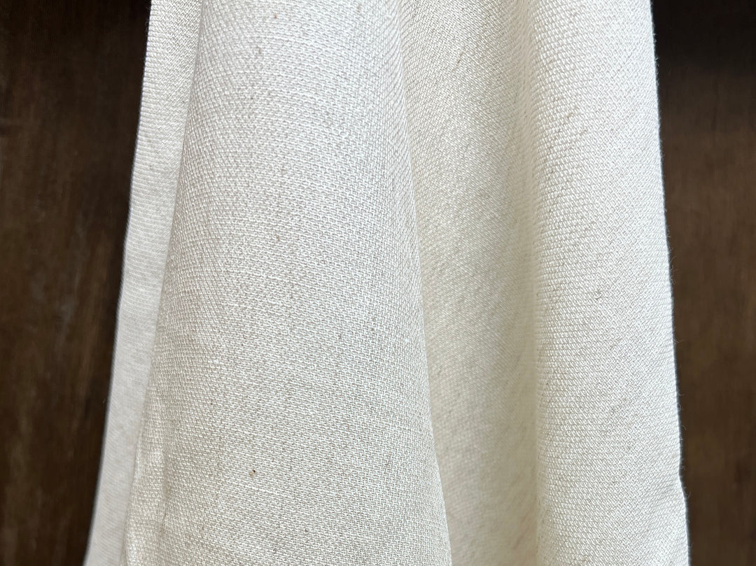 Pre-Washed Linen Rayon Cotton Blend Fabric | Subtle Flax Fleck Dobby | 44''  3059