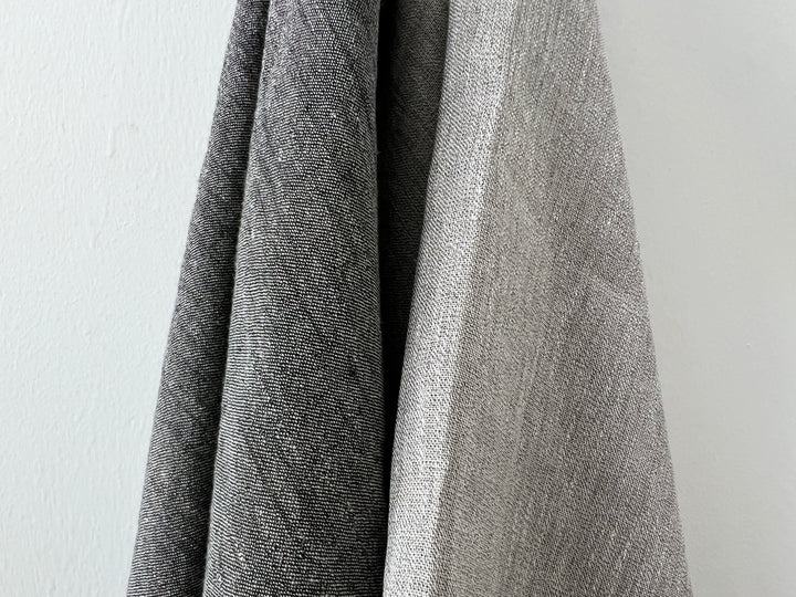Two-Tone Linen Nylon Chambray Fabric | Twisted Filament Yarn for Enhanced Handfeel | 7066 8294