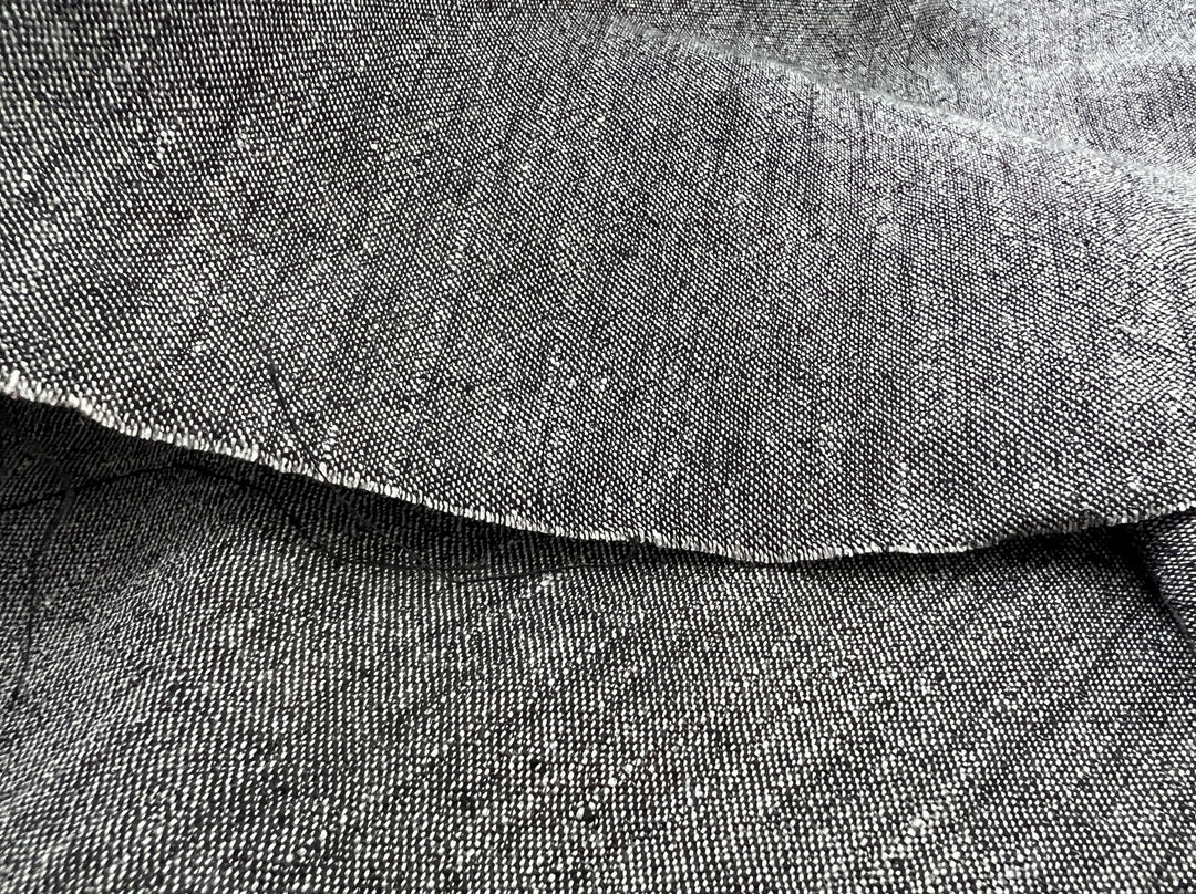 Two-Tone Linen Nylon Chambray Fabric | Twisted Filament Yarn for Enhanced Handfeel | 7066 8294