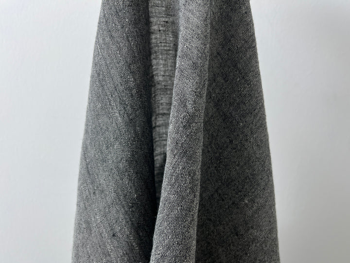 Two-Tone Linen Nylon Chambray Fabric | Twisted Filament Yarn for Enhanced Handfeel | 7066 8294