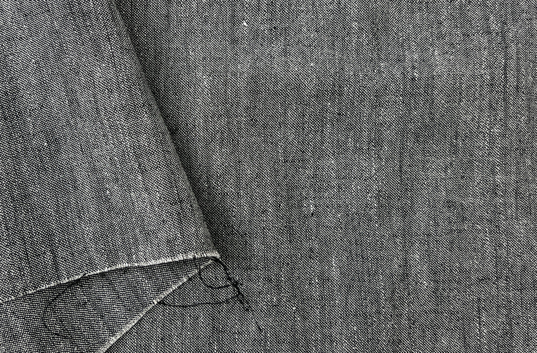 Two-Tone Linen Nylon Chambray Fabric | Twisted Filament Yarn for Enhanced Handfeel | 7066 8294