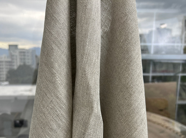 Two-Tone Linen Nylon Chambray Fabric | Twisted Filament Yarn for Enhanced Handfeel | 7066 8294