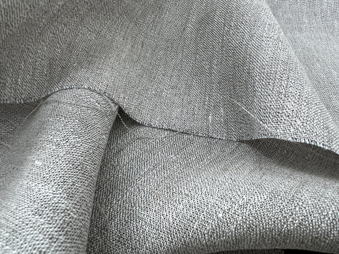 Two-Tone Linen Nylon Chambray Fabric | Twisted Filament Yarn for Enhanced Handfeel | 7066 8294