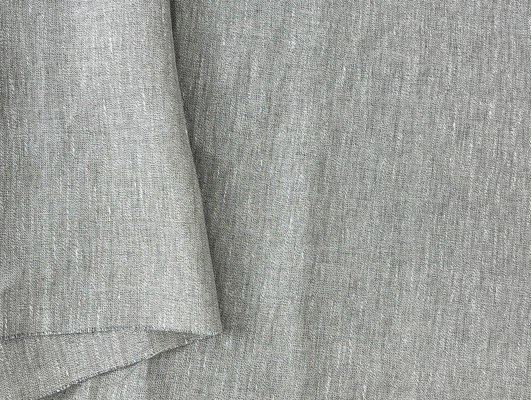 Two-Tone Linen Nylon Chambray Fabric | Twisted Filament Yarn for Enhanced Handfeel | 7066 8294