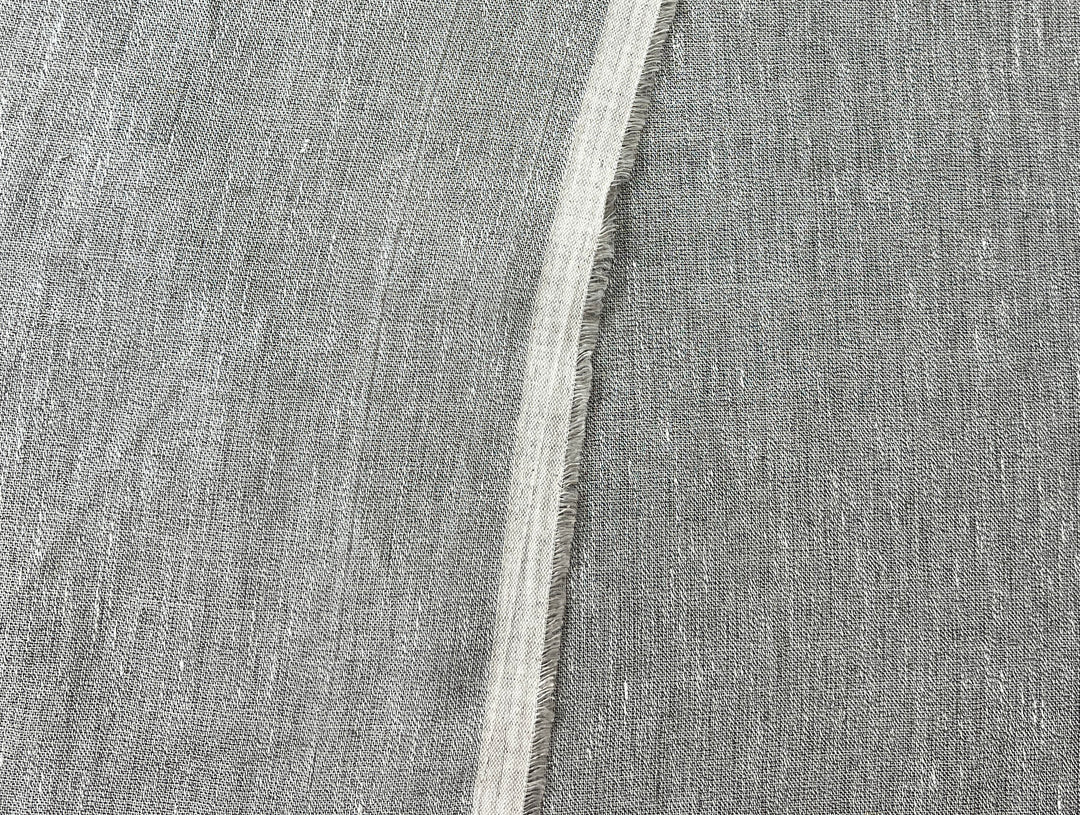 Two-Tone Linen Nylon Chambray Fabric | Twisted Filament Yarn for Enhanced Handfeel | 7066 8294