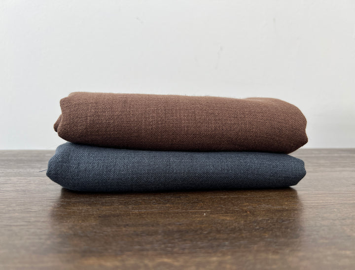 100% Linen Double-Face Fabric | Medium-Heavy Weight | 54"  6717 6718