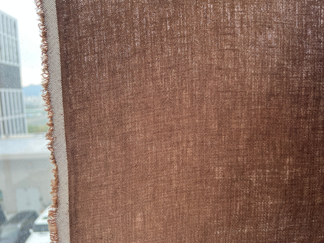 100% Linen Double-Face Fabric | Medium-Heavy Weight | 54"  6717 6718