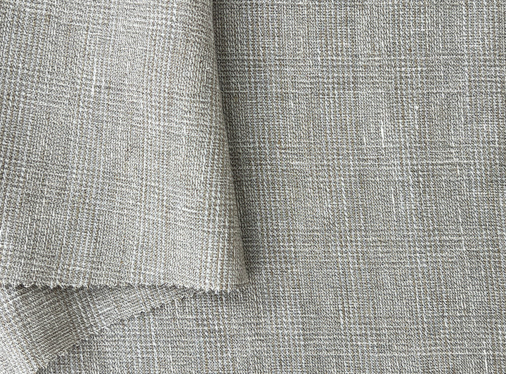 Linen Blend Fabric High Twisted Yarn Navy Glen Plaid Medium Weight 7077 7839 7078 7563 8330