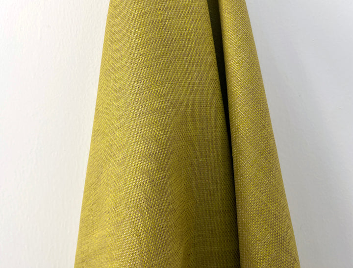 100% Linen Dobby Chambray Fabric | Tweed-Textured Weave | Medium Weight  8430