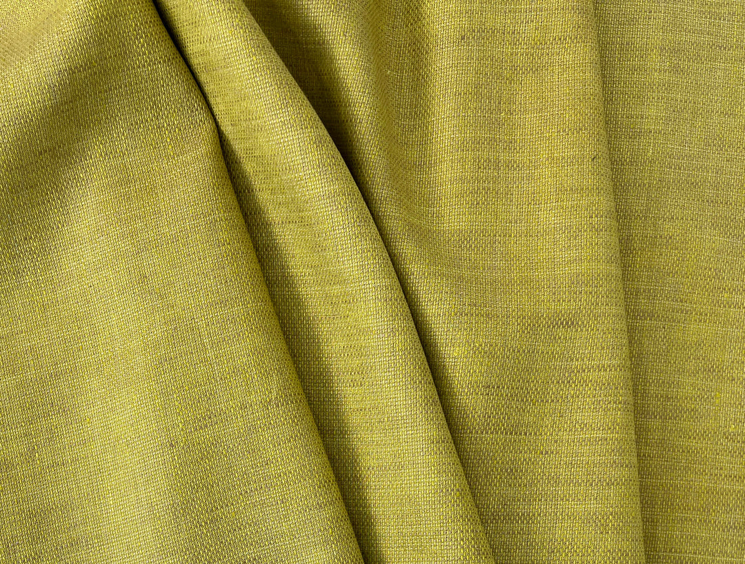 100% Linen Dobby Chambray Fabric | Tweed-Textured Weave | Medium Weight  8430