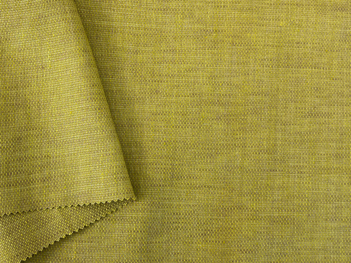 100% Linen Dobby Chambray Fabric | Tweed-Textured Weave | Medium Weight  8430