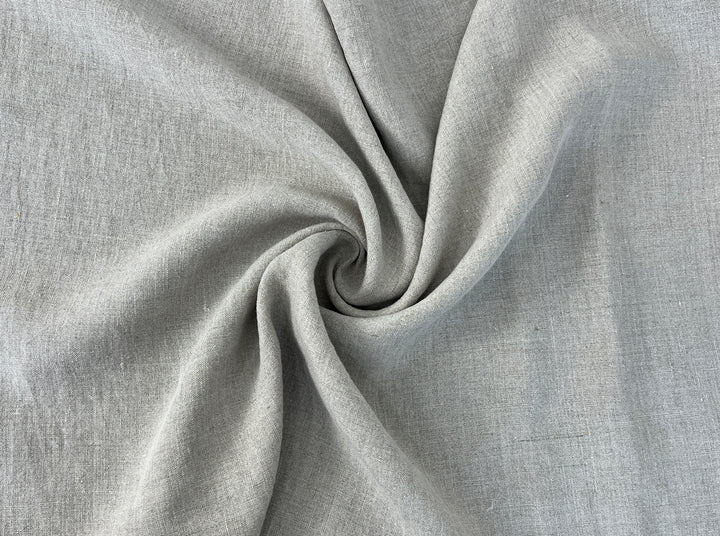 100% Linen Fabric – Medium to Heavyweight, Soft Finish | Flax Natural   7592