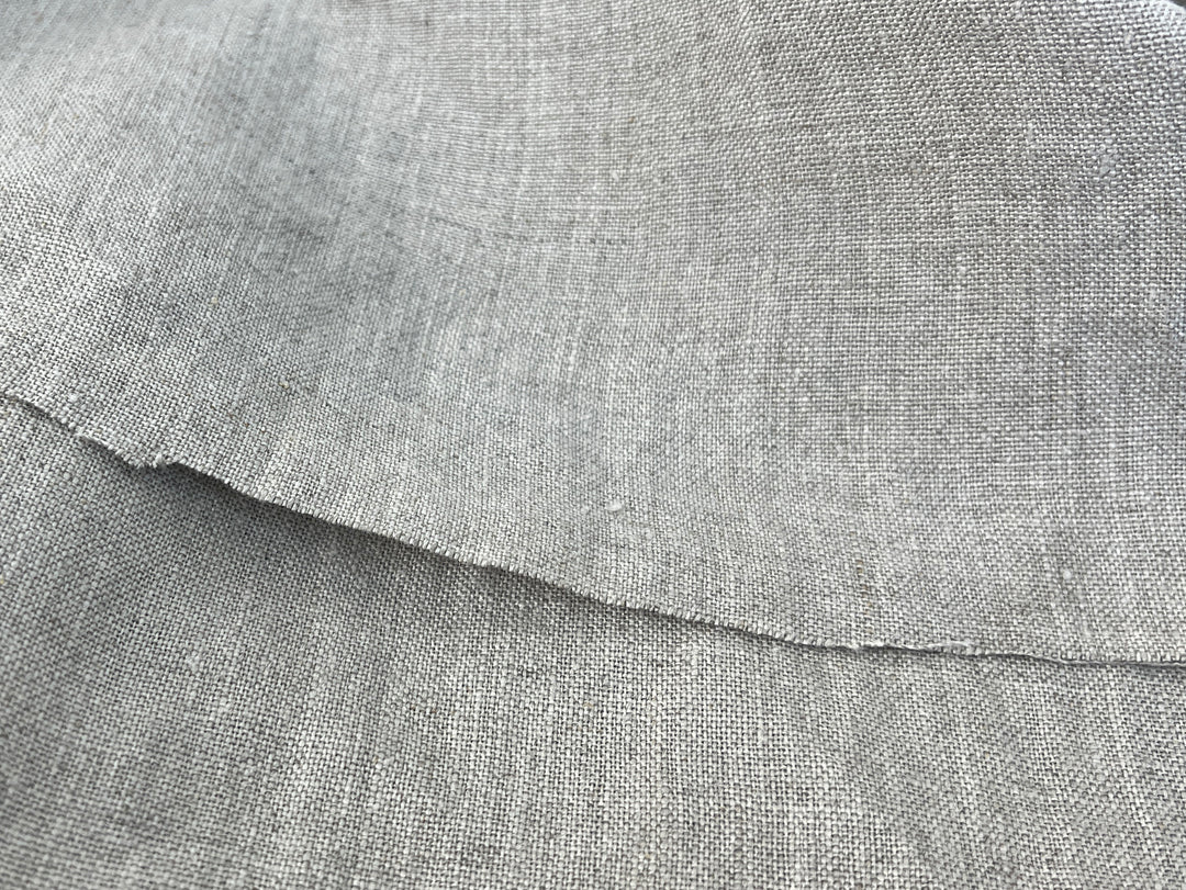 100% Linen Fabric – Medium to Heavyweight, Soft Finish | Flax Natural   7592