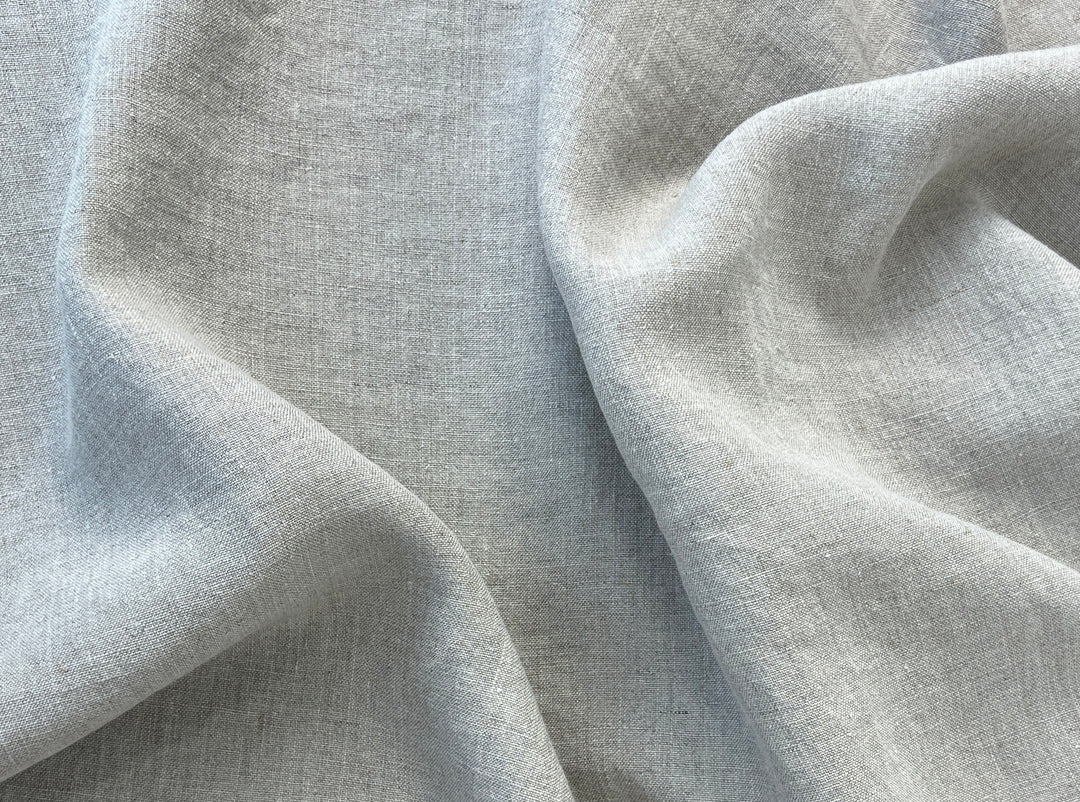 100% Linen Fabric – Medium to Heavyweight, Soft Finish | Flax Natural   7592