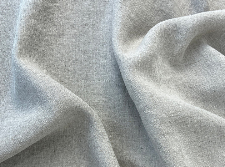 100% Linen Fabric – Medium to Heavyweight, Soft Finish | Flax Natural   7592