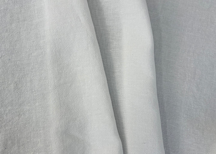 100% Linen Fabric | High-Twist 9s Yarn | Snow White | Medium-Heavy Weight 4942