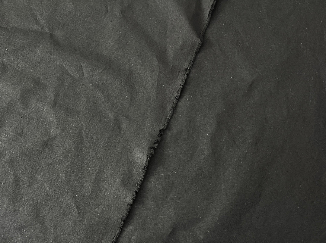 Linen Cotton Blend Fabric | High-Density Twill Weave | Medium Weight | 52"  8283 8285