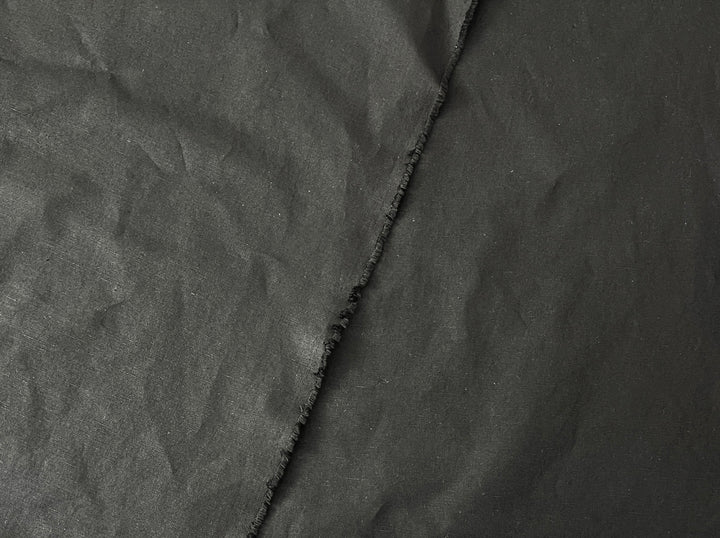 Linen Cotton Blend Fabric | High-Density Twill Weave | Medium Weight | 52"  8283 8285