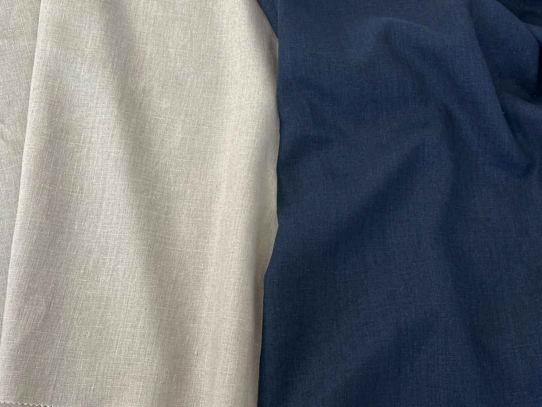 100% Linen Fabric | Medium to heavy weight | 52"  8407 8408