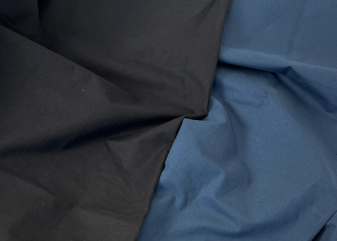 Linen Cotton Blend Fabric | High-Density Twill Weave | Medium Weight | 52"  8283 8285