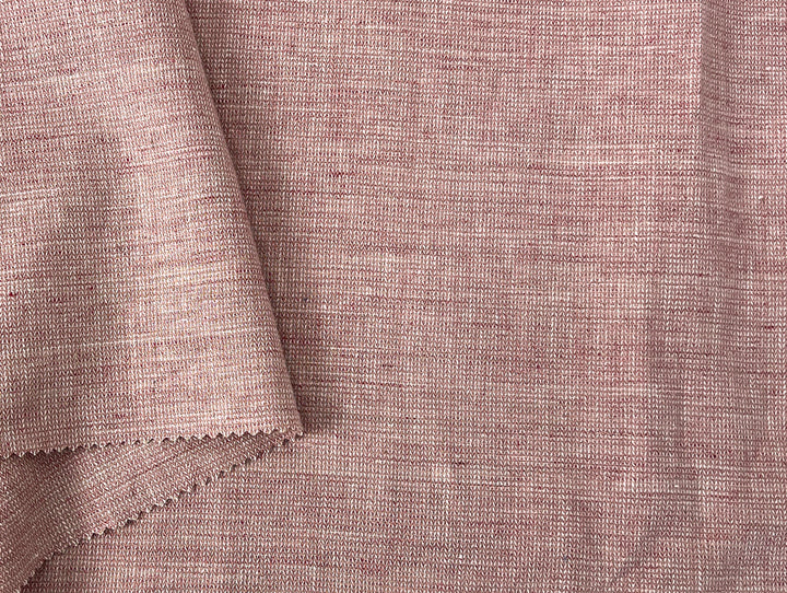 Linen Blend Fabric | Micro Herringbone Twill | Medium Weight | 51"