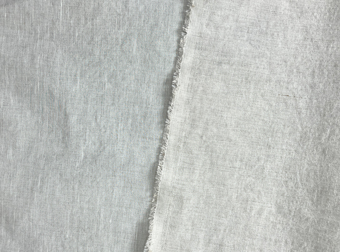 Dark Grey Subtle Chambray Linen Cotton Fabric – Soft & Pre-Washed 8111 8302 8303