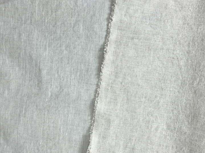 Dark Grey Subtle Chambray Linen Cotton Fabric – Soft & Pre-Washed 8111 8302 8303