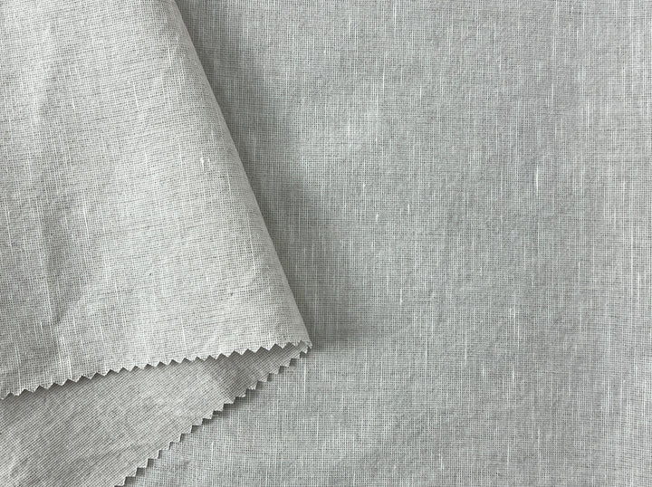 Dark Grey Subtle Chambray Linen Cotton Fabric – Soft & Pre-Washed 8111 8302 8303